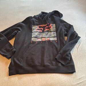 Mens Fox Black Hoodie